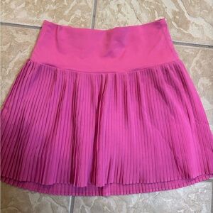 Pleated Pink Women's Skort